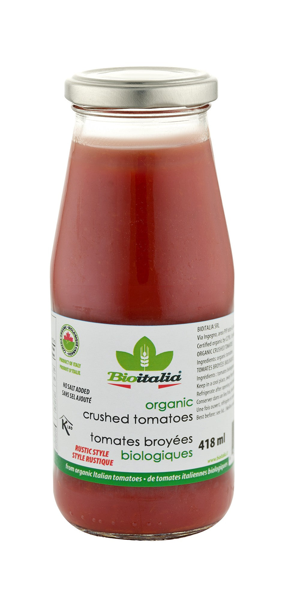 Bioitalia Organic Crushed Tomatoes