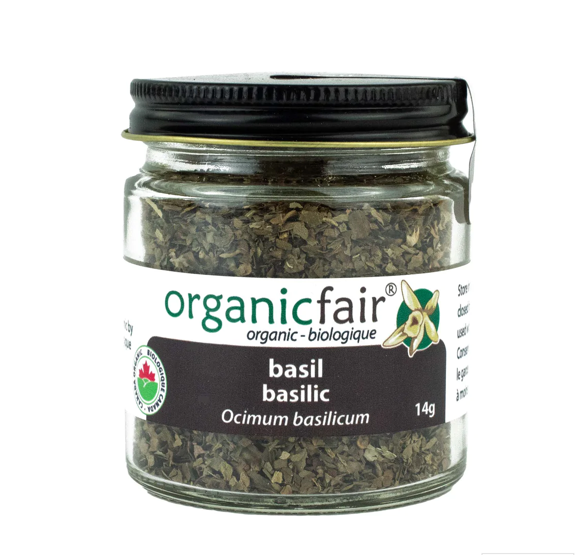 Organic Fair Basil Leaves 14g