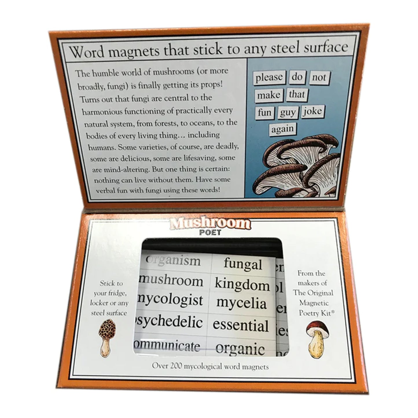 Mushroom Poet Magnetic Poetry Kit
