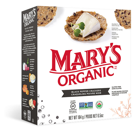 Mary's Organic Crackers Black Pepper