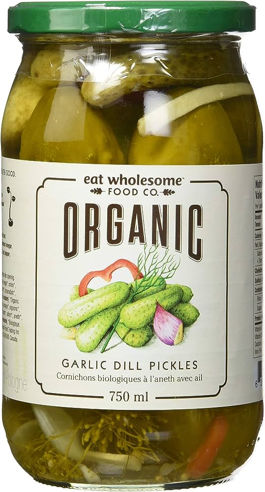 Eat Wholesome Organic Garlic Dill Pickles