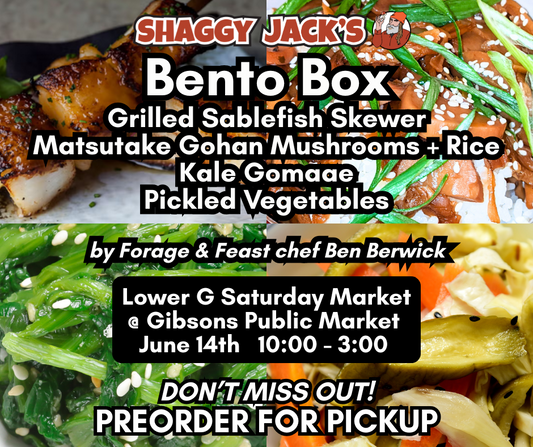 Pre-Order: Grilled Sablefish & Matsutake Gohan Bento Box