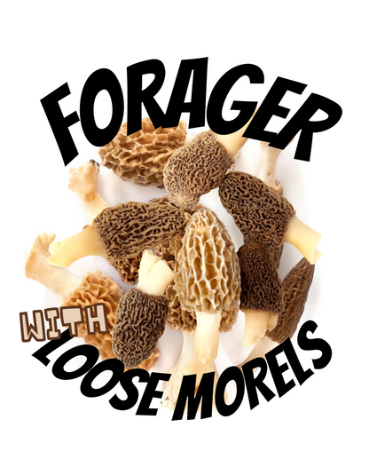 Shaggy Jack's Forager with Loose Morels T-Shirt