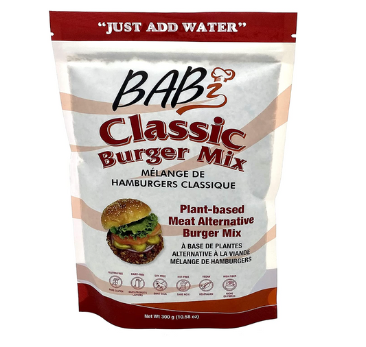 BABz Classic Burger Mix Plant-Based Meat Alternative