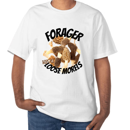 Shaggy Jack's Forager with Loose Morels T-Shirt